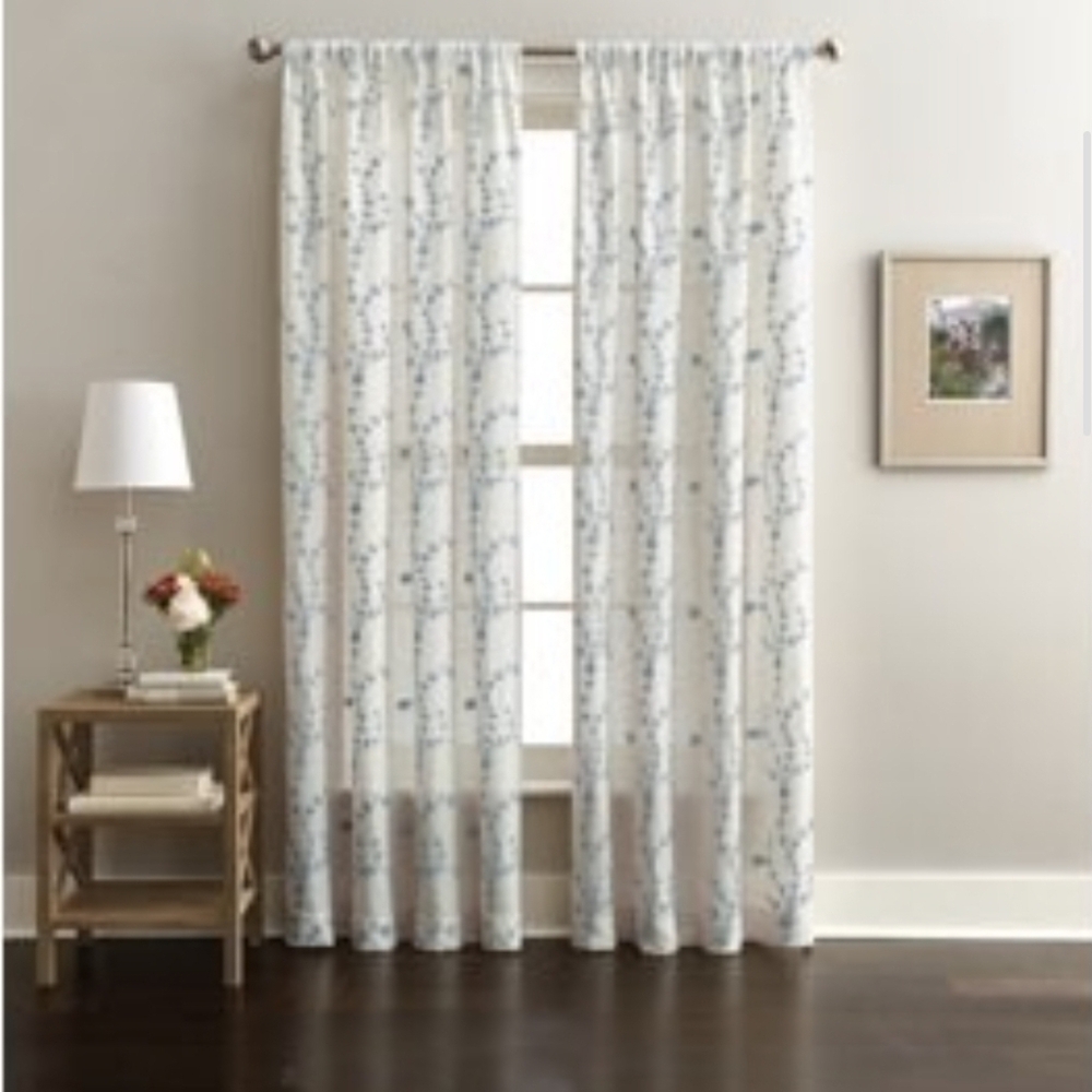 2 Curtainworks Lynette Rod Pocket Panels